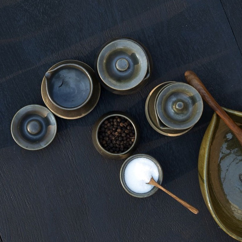 Martbaan Chutney Blk Jar Home Objects Dining, jar, handcrafted