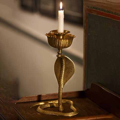 Naga Taper Candle Holder
