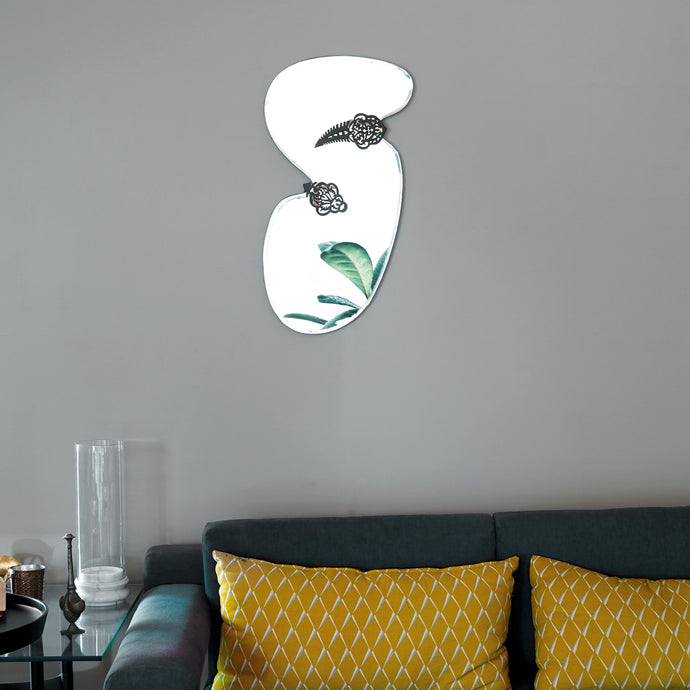 Decor Wall Display & Mirrors Wood Craft Nagina Mirror Installation- Dooja Wall art, Art Installation,