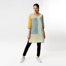 Naksha Color Block Tunic Dress