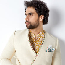 Naksha Hand Block Printed Pocket Square
