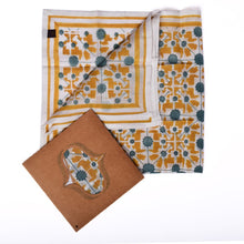 Naksha Hand Block Printed Pocket Square