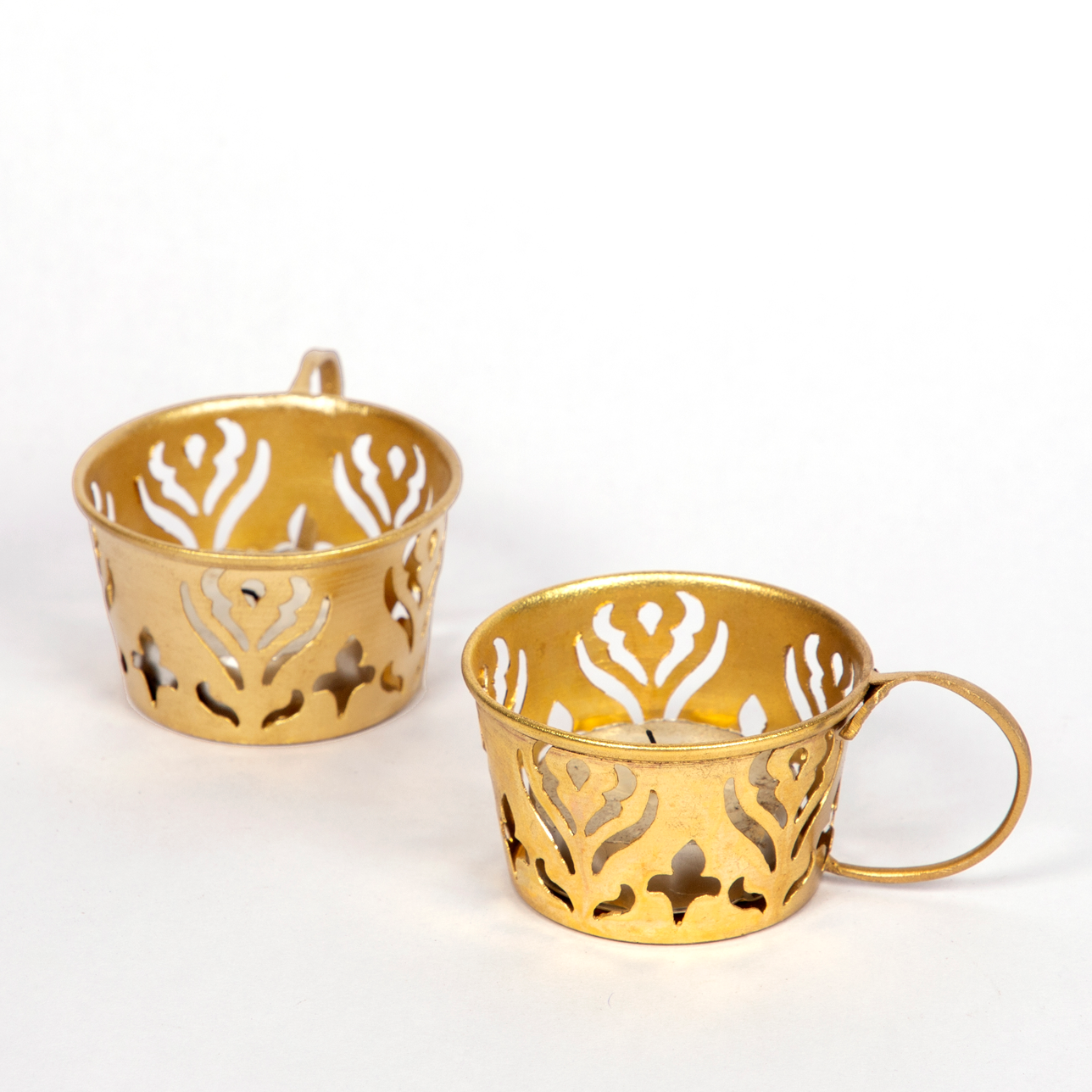 New Victoria Tea Light Holder Lighting Fragrance Decor Brass Tealight CUp