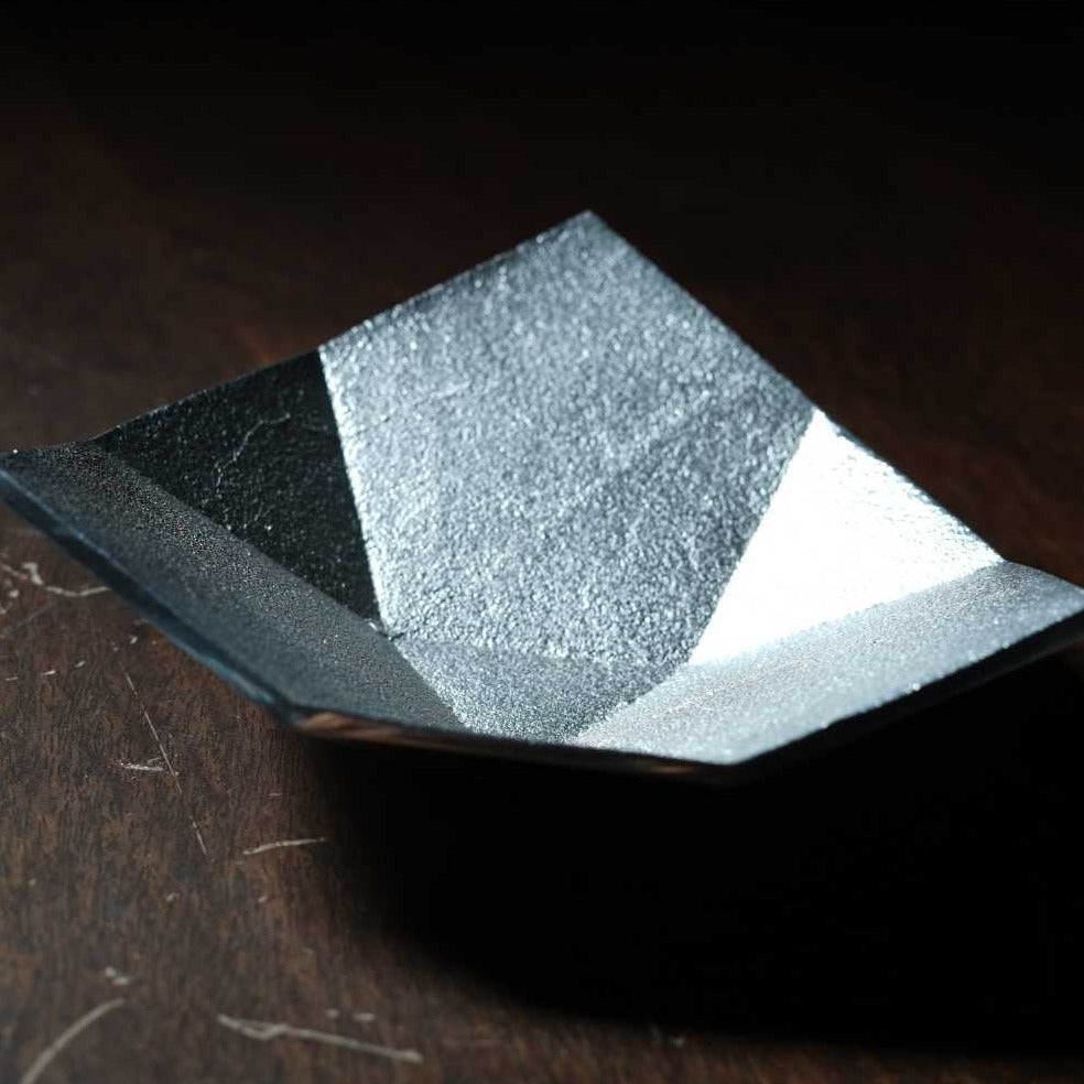 erving food, organizing your desk or displaying small objects, origami bowl aluminum, bowls, unique bowls, hand crafted