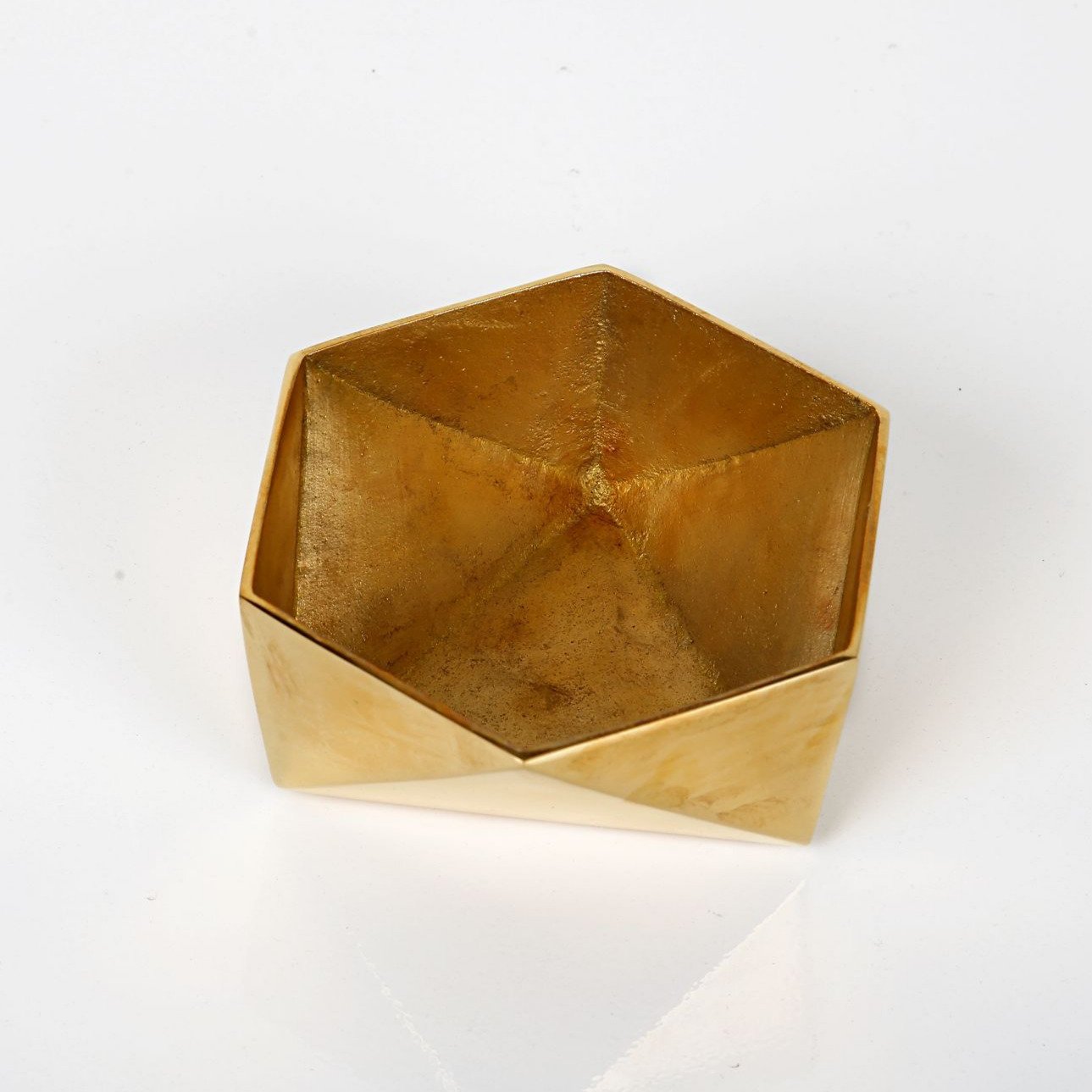 Origami Bowl Brass