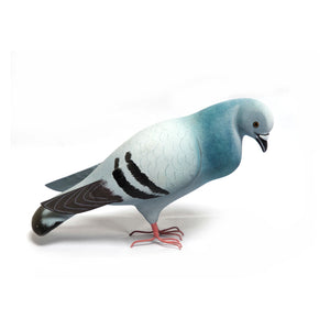 PM Pigeon paper mache lightweight handpainted Accessory , Display , Table Top, kid, toy