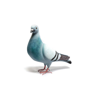 PM Pigeon paper mache lightweight handpainted Accessory , Display , Table Top, kid, toy