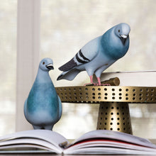 PM Pigeon paper mache lightweight handpainted Accessory , Display , Table Top, kid, toy