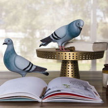 PM Pigeon paper mache lightweight handpainted Accessory , Display , Table Top, kid, toy