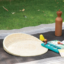 Palm Seating Mat Round, sustainable mat, handcrafted mats