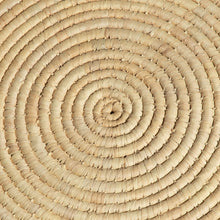 Palm Seating Mat Round, sustainable mat, handcrafted mats