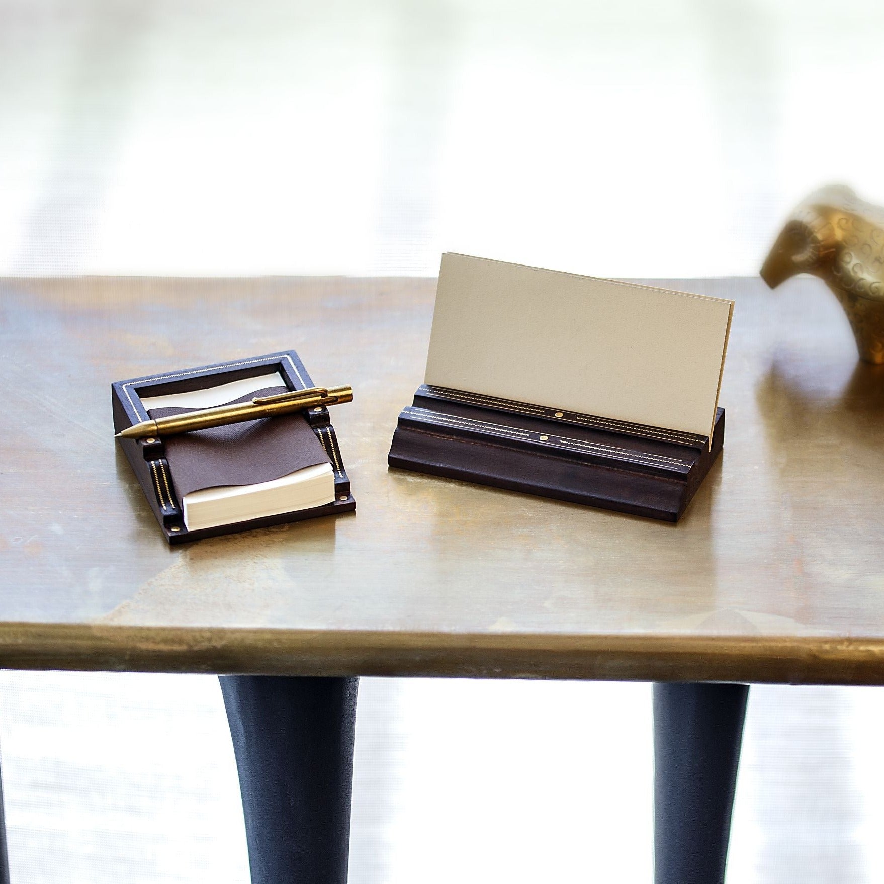 Stationery , Table top , Taarkashi, card holder, wooden organiser, vintage, ancient
