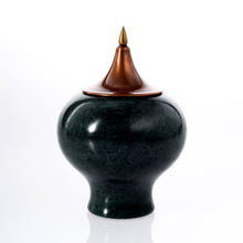 Spire collection jar L Marble Copper Cast Brass handturned Home decor Home Object table top Serving outdoors waterproof