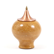 Spire collection jar Marble Copper Cast Brass handturned Home decor Home Object table top Serving outdoors waterproof, vintage jar, ancient jar