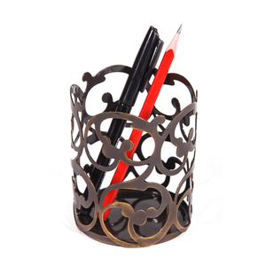 Sandook Penstand/votive Holder Stationery Desktop, pen holder, ancient pen holder, vintage pen holder, unique pen stand