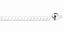 Sandook Scale inch Stationery Desktop, stationary, scale, unique scale, ancient scale. handmade scale