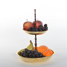 Suri Platter 2 Tier Home Objects Serving Table top Handcraft, ancient platter, vinatge platter, royal platter
