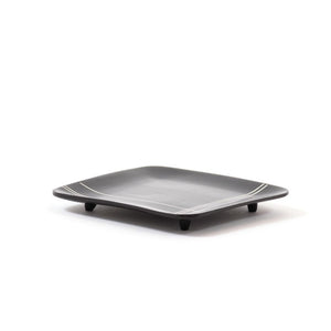 Tangram Bidri Lakeer Square lid coaster play at work handcrafted in bidri minimalist art like functionality zinc copper Home object serving table top stationery desktop organizer