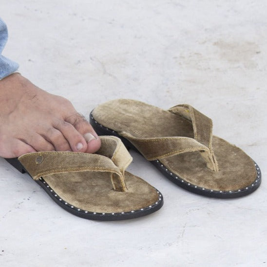 Timkee Chappal Personal Care , Foot Wear, footwear, slippers, cloth slippers, handcrafted slippers, vintage slippers, soft slippers