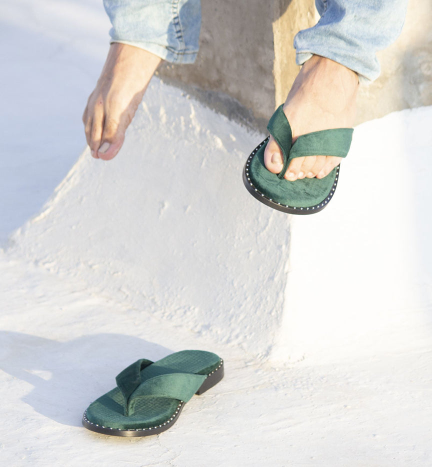 Timkee Chappal 10 Personal Care , Foot Wear, footwear, slippers, cloth slippers, handcrafted slippers, vintage slippers, soft slippers