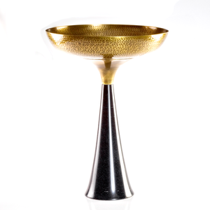 Umaid Bowl Marble Brass Iron Home object Table top Bowl Vase outdoors handbeaten handturned Birdbath, ancient vintage bowl, royal bowl