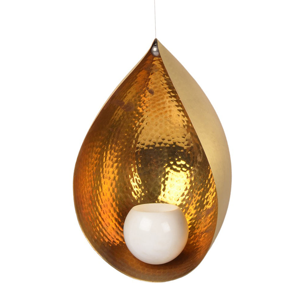 Oas Marble Ball Candlestand handbeated Hanging Outdoor Brass Marble
