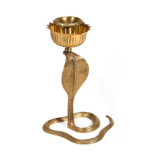 Naga Taper Candle Holder Cast Brass Candle Holder Decor Home Object Insence Holder