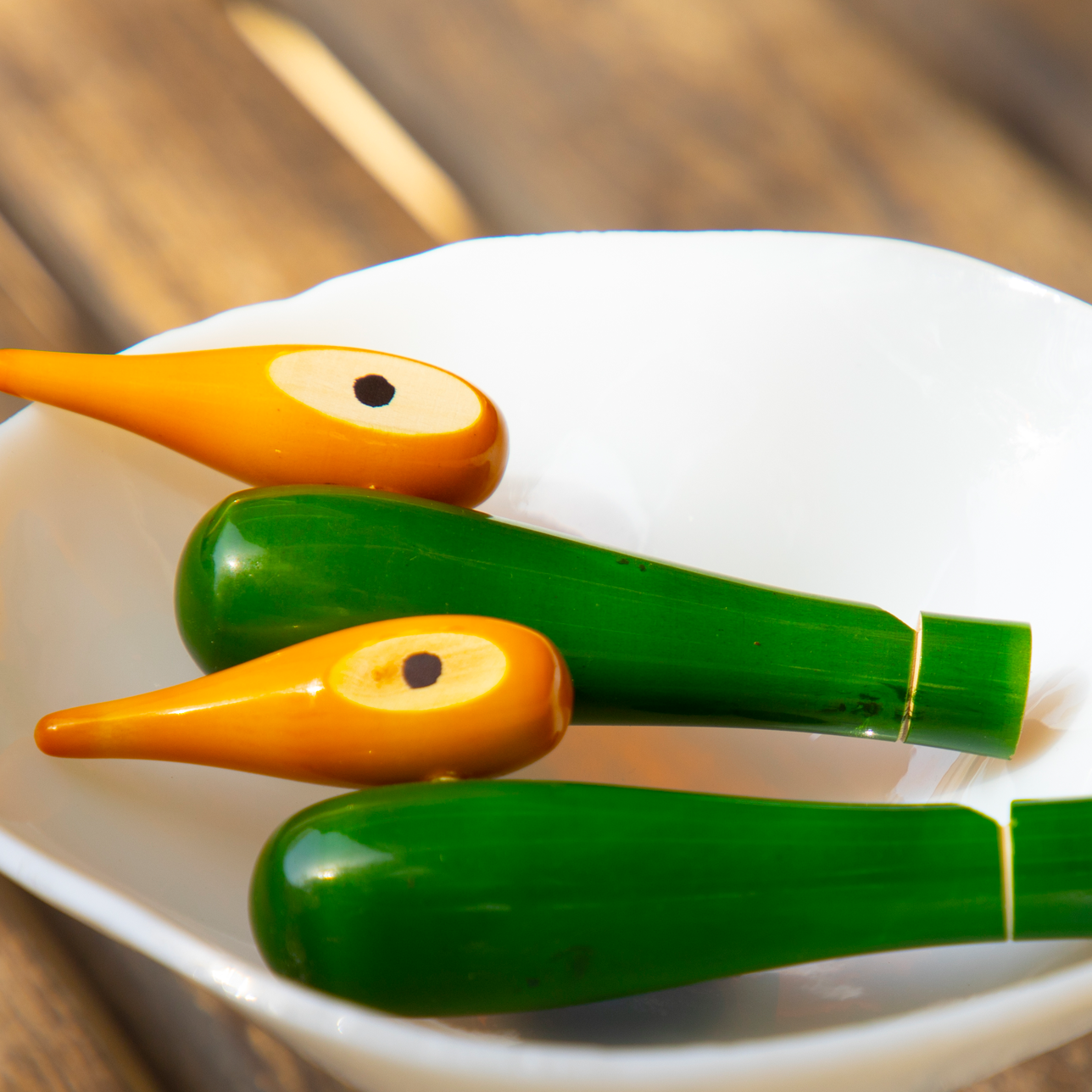 White cheeked Barbet Channapatna Whistle Accessory Games/ Toys, wooden whistle