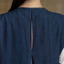 Wild Ass LINE Jacket Indigo Wool Wearable Stitched Garment Textile Weaving