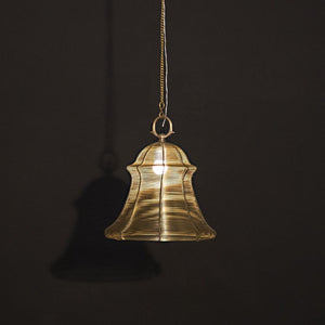 Wire bell lamp lighting wall ceiling hanging pendant brass, hanging lamp, ancient vintage lamp, unique hanging lamp