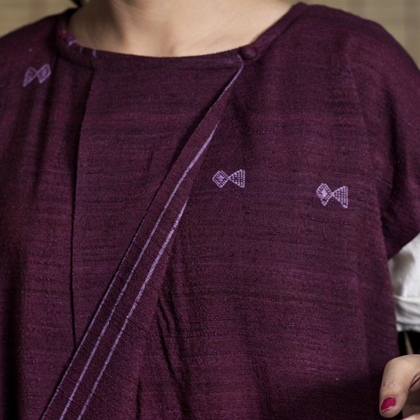 Wild Ass SQUARE Silk PW Wearable Stitched Garment Textile Weaving