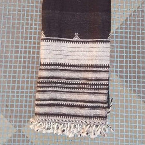 Shawl Paghdi Design Sheep Wool Maroon 86"X39" Wearable Apparel Accessory Handcraft, warm shawl