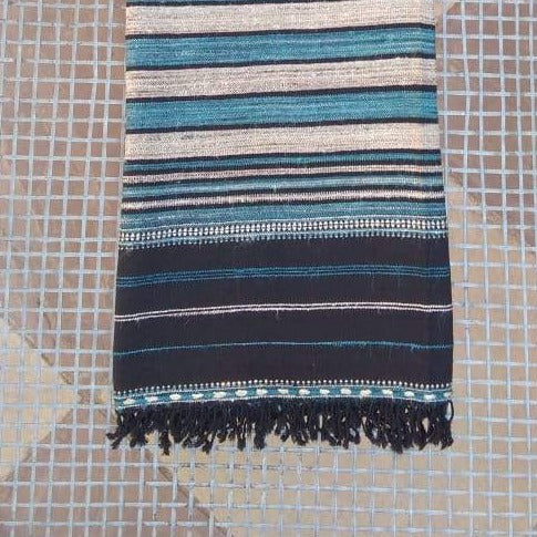 Shawl Pagadi Border Dolka 38x 84 Wearable Accessory Handcraft, warm shawl