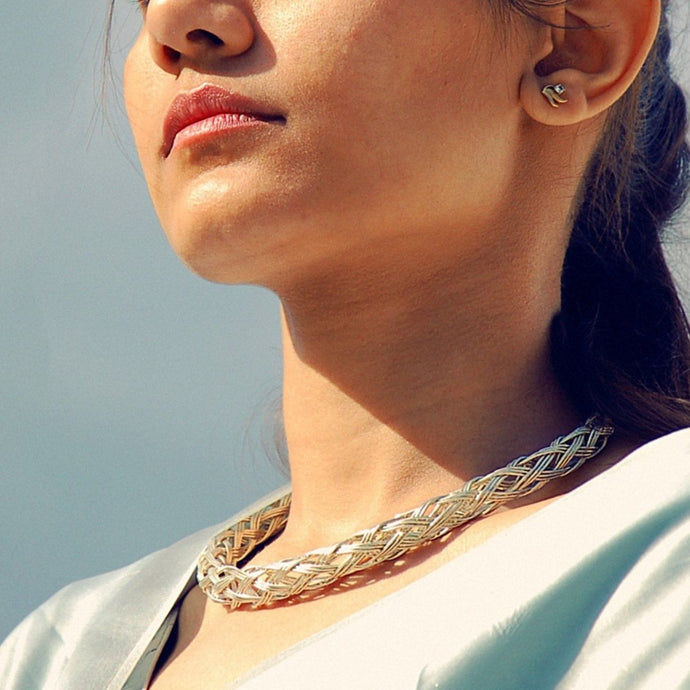 Tokri Silver Necklace