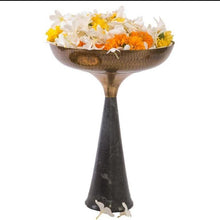 Umaid Bowl Marble Brass Iron Home object Table top Bowl Vase outdoors handbeaten handturned Birdbath, ancient vintage bowl, royal bowl